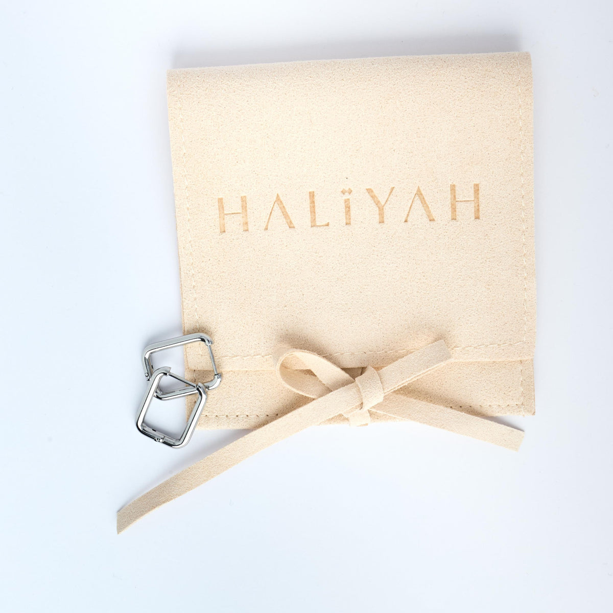 Silver Geometric Hoop Earrings | Stainless Steel Huggies